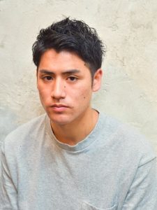 関内の美容室BOBのメンズモデル