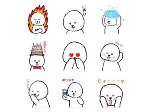 関内の美容室BOBのオリジナルLINEスタンプ