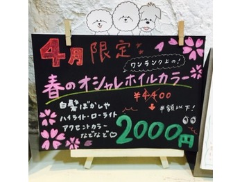 関内の美容室BOBのオススメメニュー
